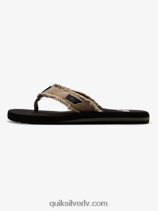 vīriešiem Quiksilver pērtiķu abyss sandales zaļš/melns/brūns 88064R1292