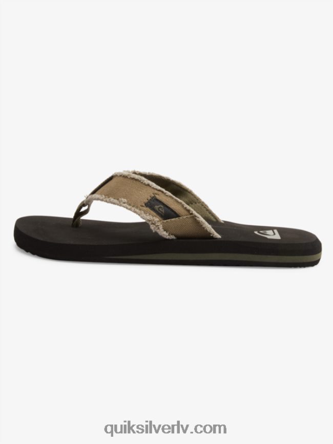 vīriešiem Quiksilver pērtiķu abyss sandales zaļš/melns/brūns 88064R1292