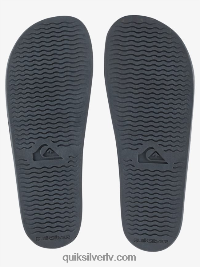 vīriešiem Quiksilver rivi dubultā regulējamas sandales melns/pelēks 88064R1076