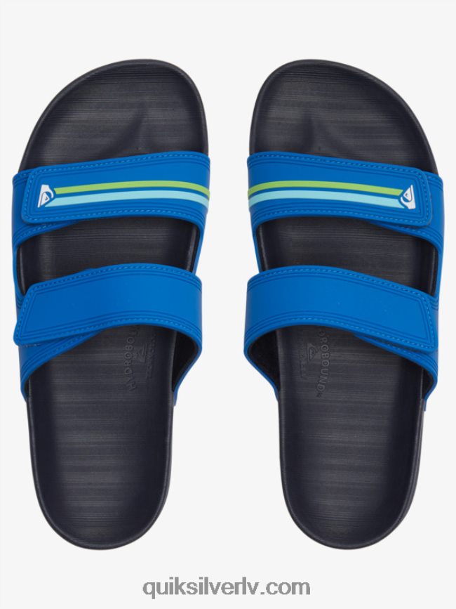 vīriešiem Quiksilver rivi dubultā regulējamas sandales zils 1 88064R1077