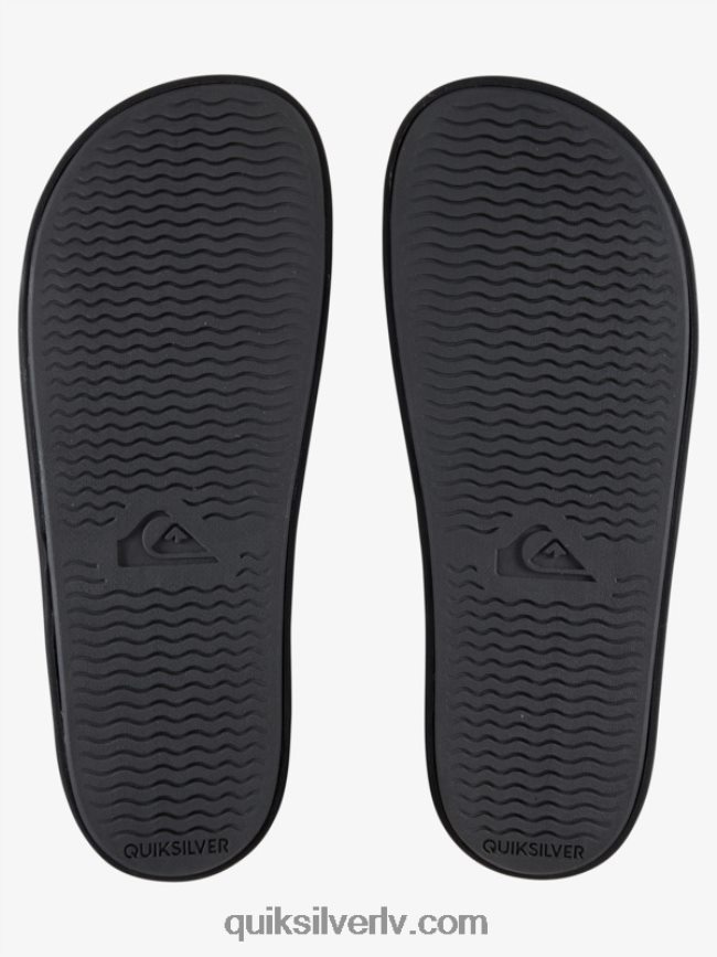vīriešiem Quiksilver rivi slide slider sandales balts melns 88064R765