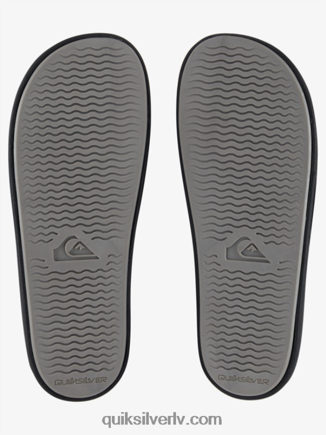 vīriešiem Quiksilver rivi slide slider sandales melns balts 88064R760