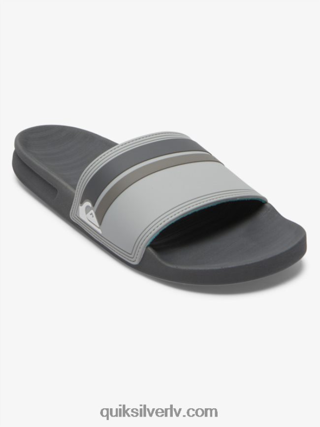 vīriešiem Quiksilver rivi slide slider sandales pelēks 2 88064R762