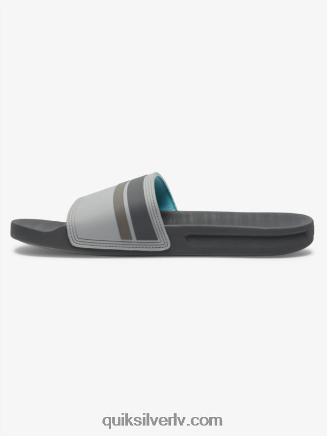 vīriešiem Quiksilver rivi slide slider sandales pelēks 2 88064R762