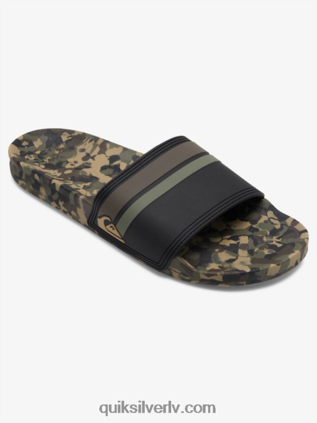 vīriešiem Quiksilver rivi slide slider sandales zaļš 2 88064R761
