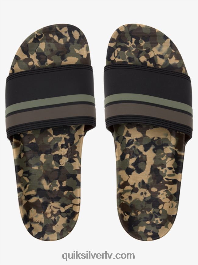 vīriešiem Quiksilver rivi slide slider sandales zaļš 2 88064R761