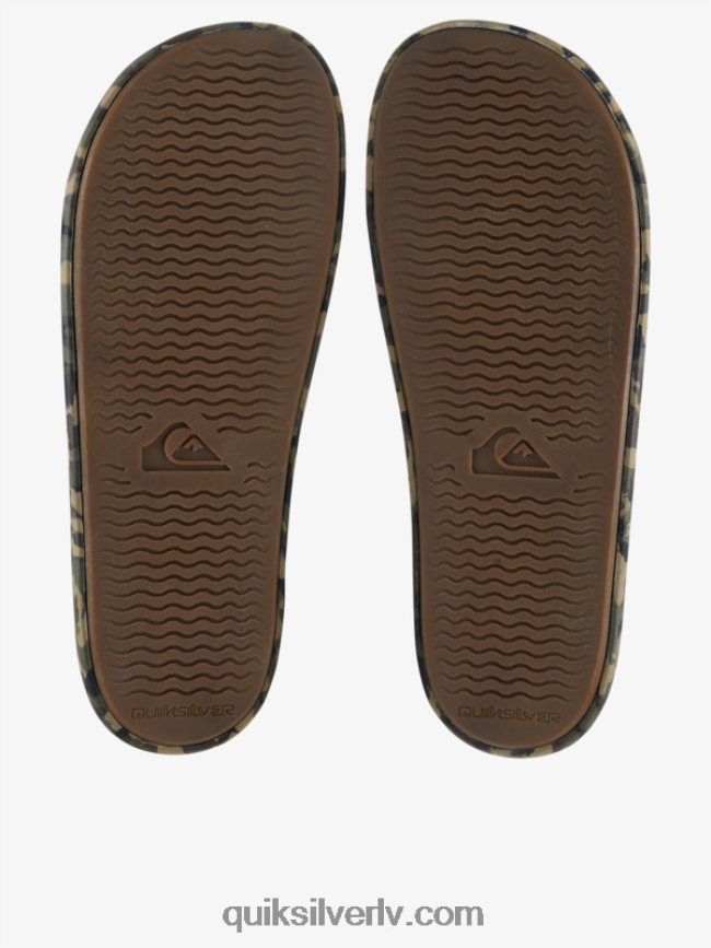 vīriešiem Quiksilver rivi slide slider sandales zaļš 2 88064R761