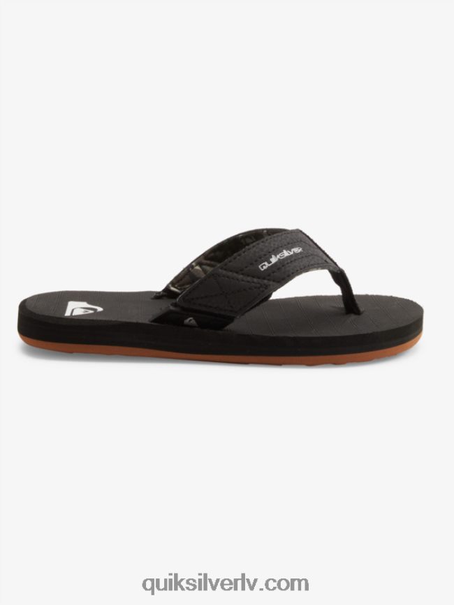 zēni Quiksilver 8-16 carver switch sandales melns/brūns 88064R2210