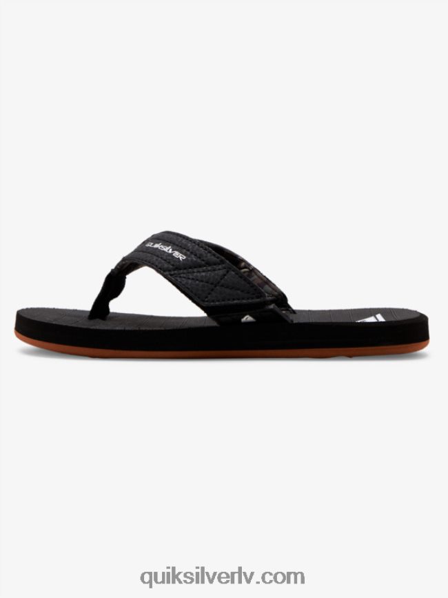 zēni Quiksilver 8-16 carver switch sandales melns/brūns 88064R2210