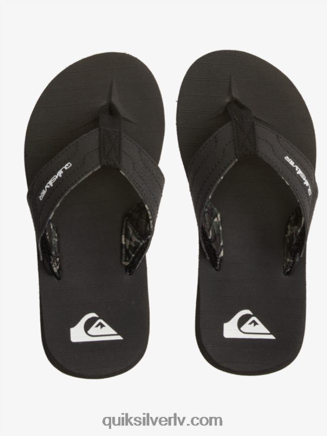 zēni Quiksilver 8-16 carver switch sandales melns/brūns 88064R2210