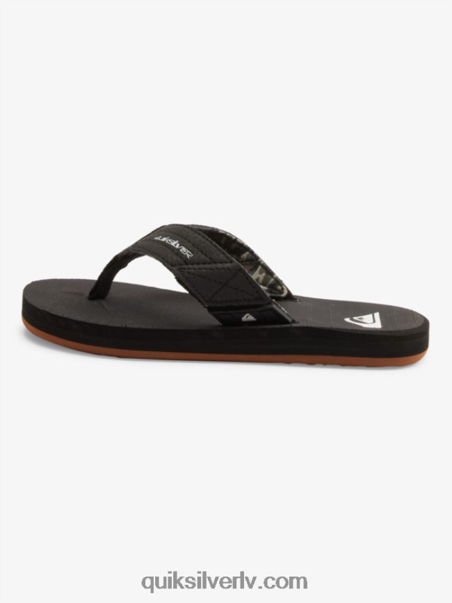 zēni Quiksilver 8-16 carver switch sandales melns/brūns 88064R2210