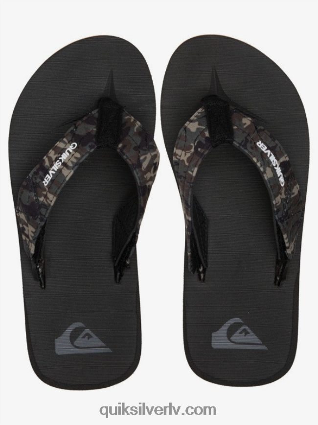 zēni Quiksilver 8-16 carver switch sandales melns/brūns 88064R2210