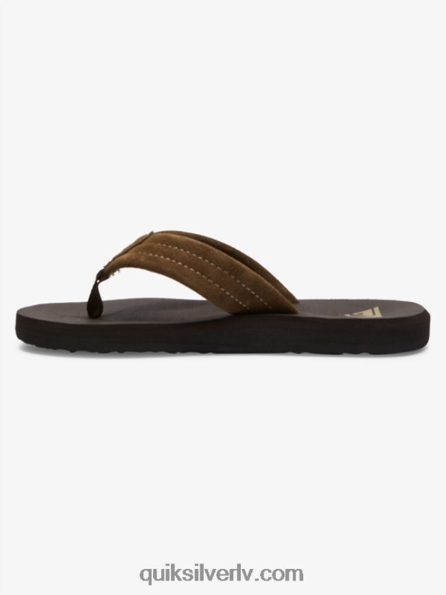 zēni Quiksilver 8-16 carver zamšādas sandales brūns 1 88064R2093