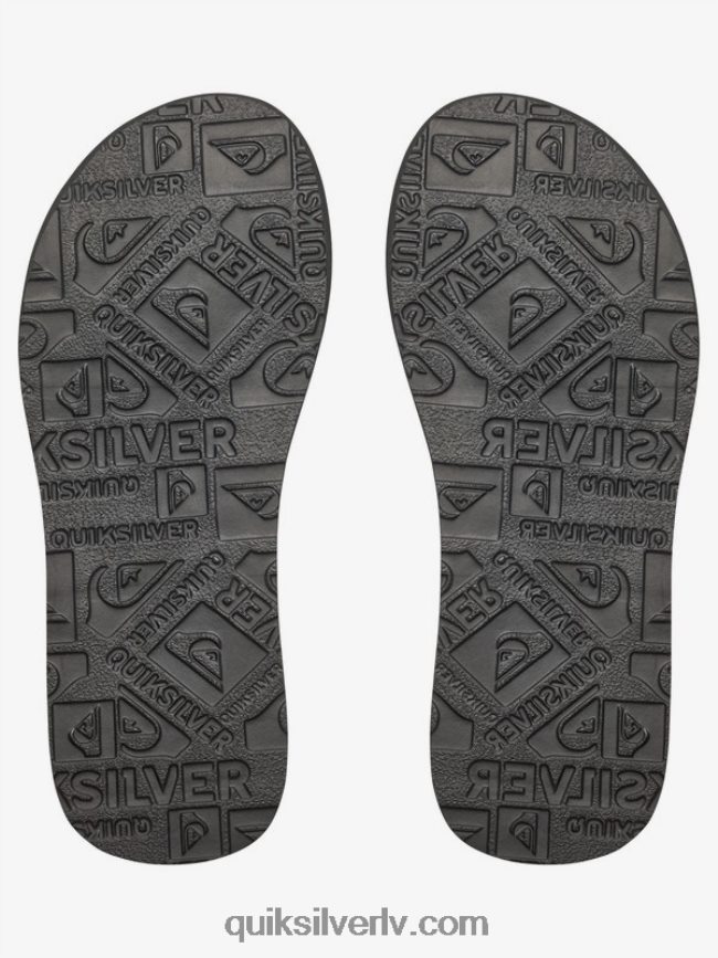 zēni Quiksilver 8-16 carver zamšādas sandales demitasse - ciets 88064R2283