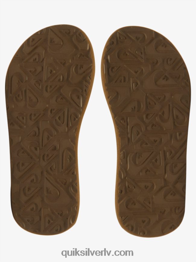zēni Quiksilver 8-16 carver zamšādas sandales iedegums 1 88064R2092