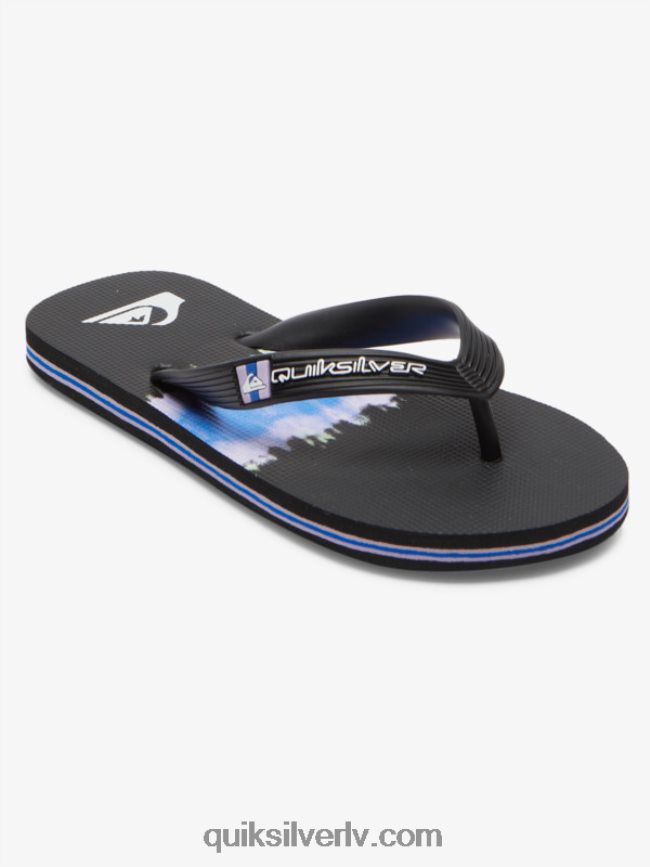 zēni Quiksilver 8-16 molokai flip-flops melns 88064R2023