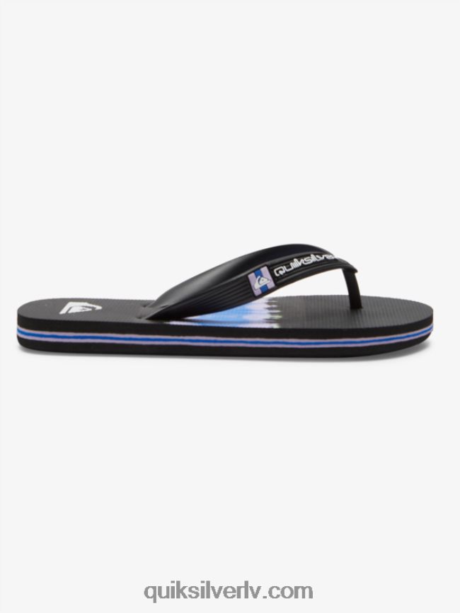 zēni Quiksilver 8-16 molokai flip-flops melns 88064R2023