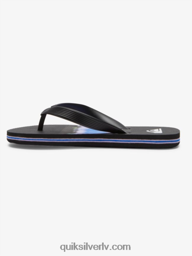 zēni Quiksilver 8-16 molokai flip-flops melns 88064R2023