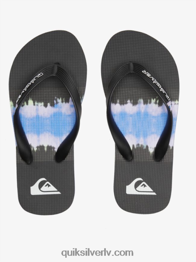zēni Quiksilver 8-16 molokai flip-flops melns 88064R2023