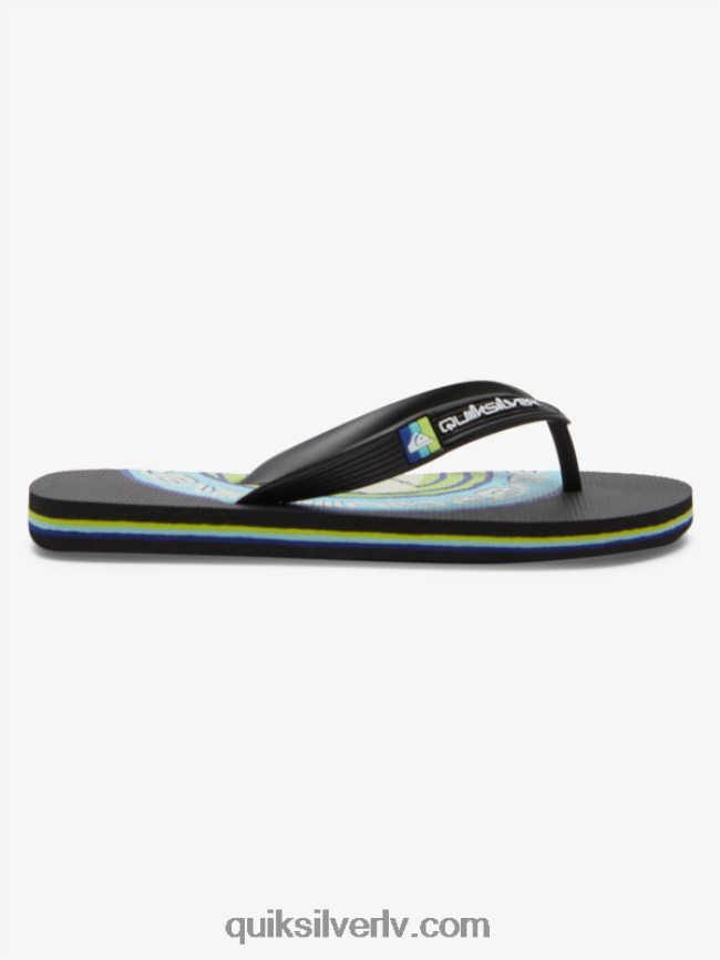 zēni Quiksilver 8-16 molokai flip-flops melns 88064R2024