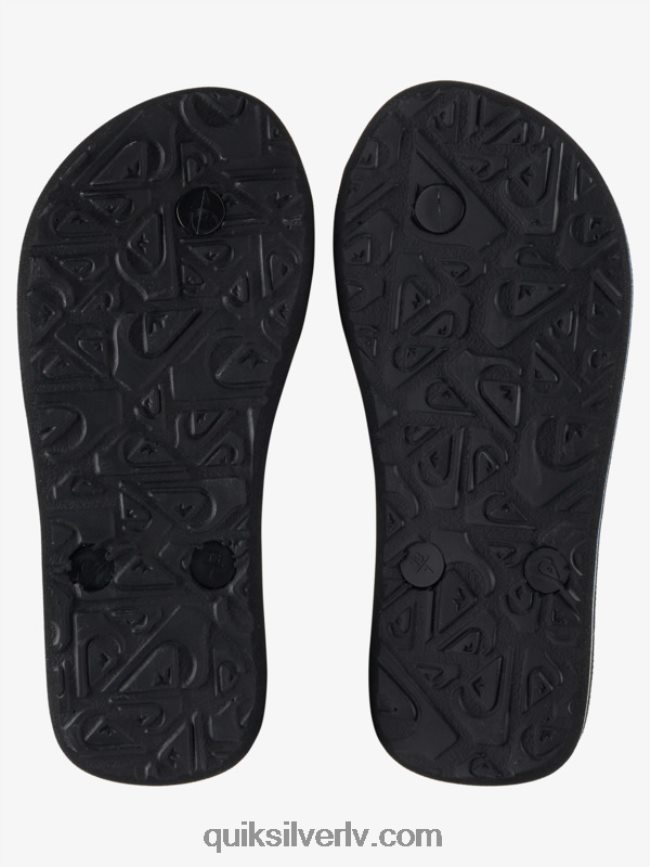 zēni Quiksilver 8-16 molokai flip-flops melns 88064R2029
