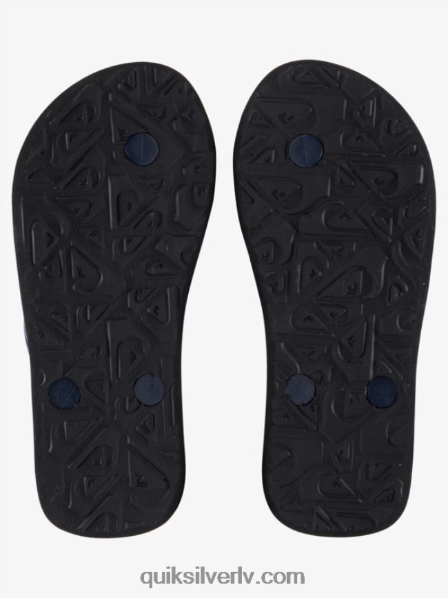 zēni Quiksilver 8-16 molokai flip-flops melns/oranžs 88064R2027