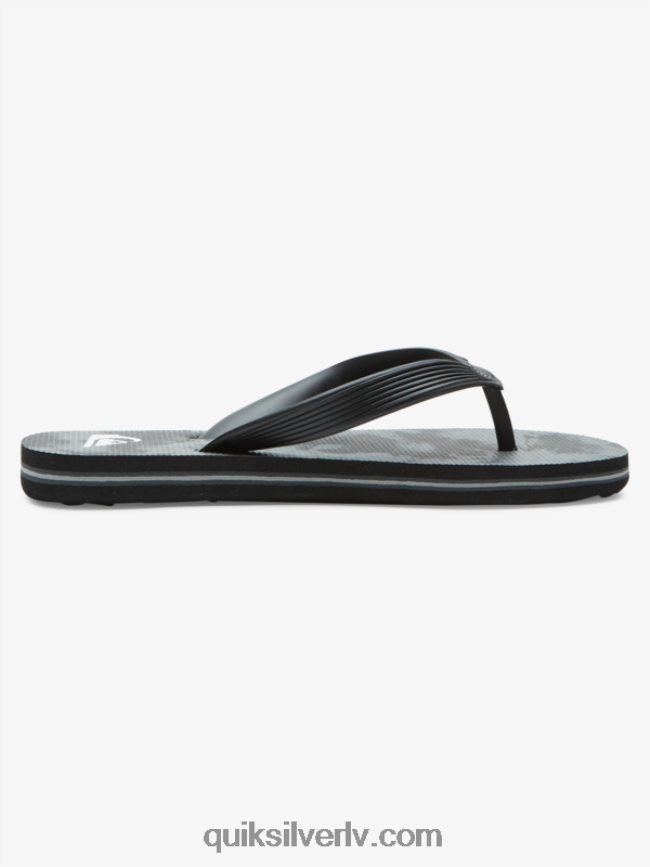 zēni Quiksilver 8-16 molokai flip-flops melns/pelēks 88064R2026
