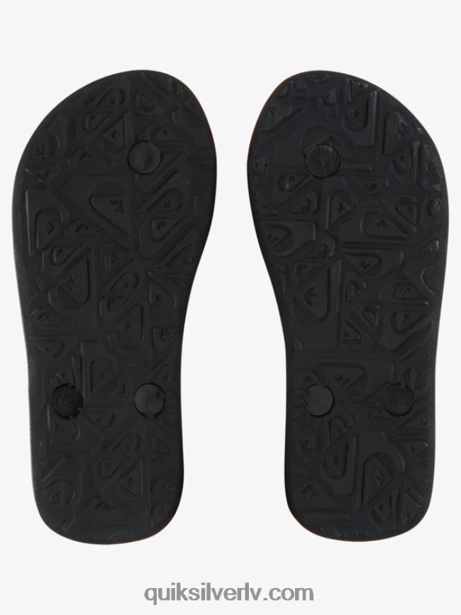 zēni Quiksilver 8-16 molokai flip-flops melns/pelēks 88064R2026