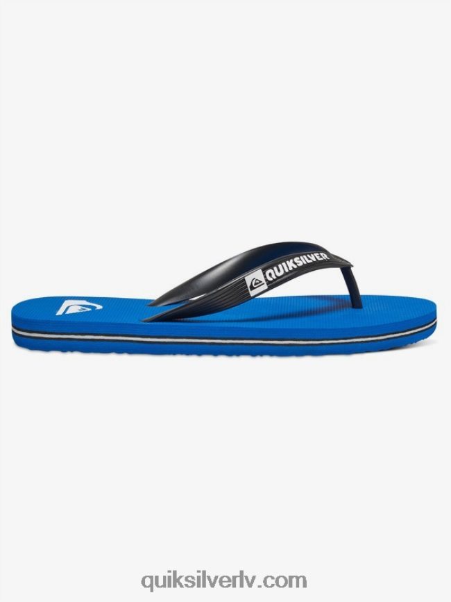 zēni Quiksilver 8-16 molokai flip-flops melns/zils 88064R2107
