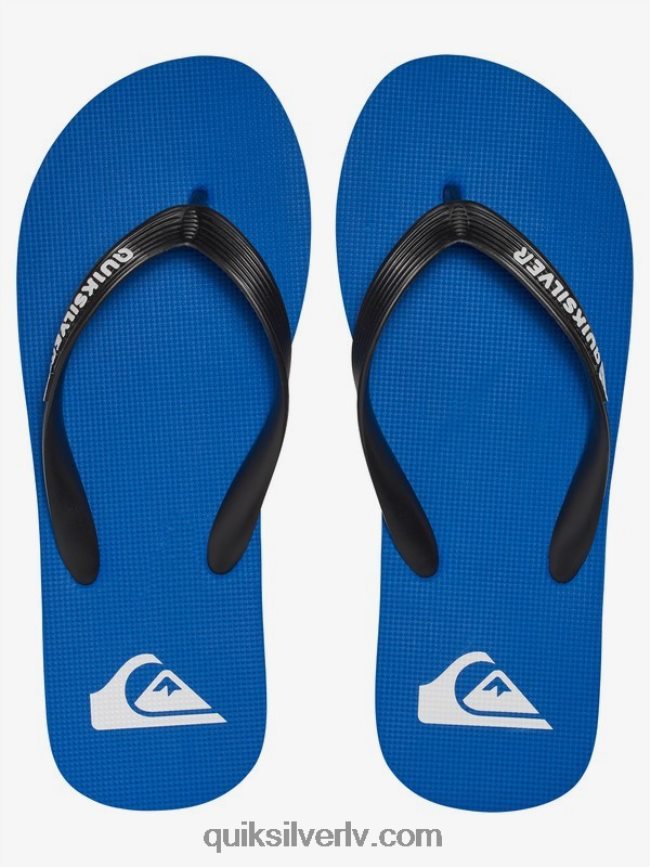 zēni Quiksilver 8-16 molokai flip-flops melns/zils 88064R2107