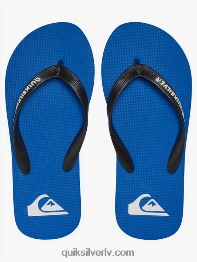 zēni Quiksilver 8-16 molokai flip-flops melns/zils 88064R2107