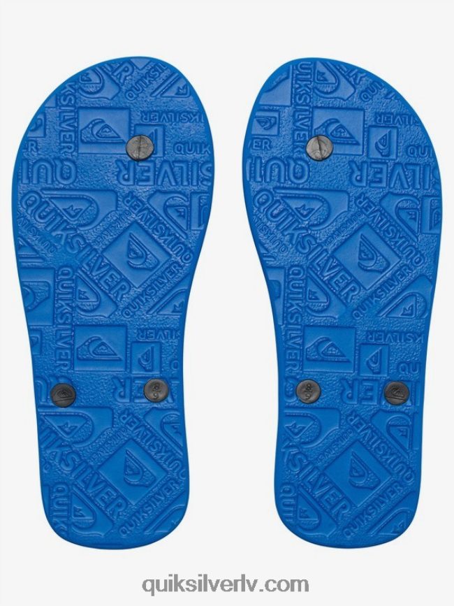 zēni Quiksilver 8-16 molokai flip-flops melns/zils 88064R2107