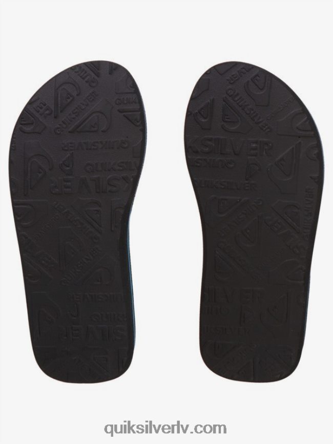 zēni Quiksilver 8-16 molokai layback jauniešu pamata sandales melns 88064R2254
