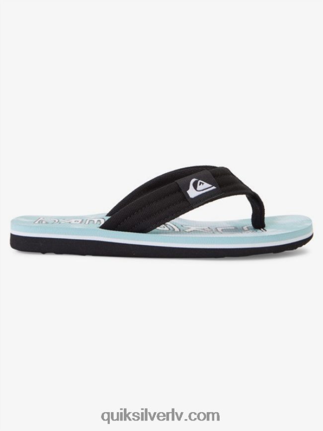 zēni Quiksilver 8-16 molokai layback jauniešu pamata sandales zils 1 88064R2253