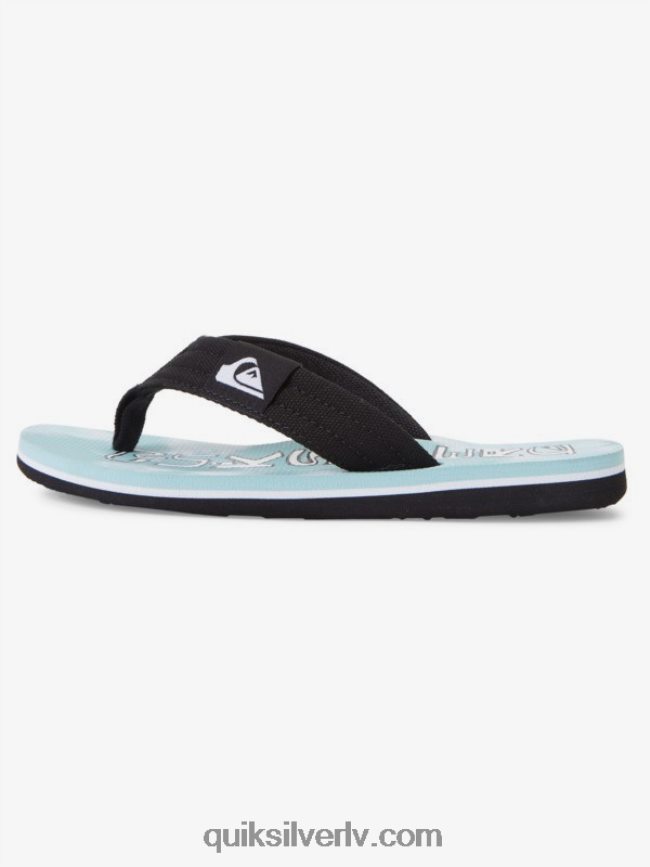 zēni Quiksilver 8-16 molokai layback jauniešu pamata sandales zils 1 88064R2253