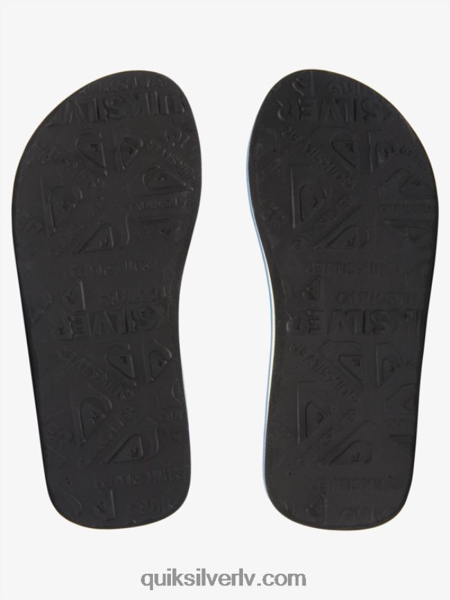zēni Quiksilver 8-16 molokai layback jauniešu pamata sandales zils 3 88064R2250