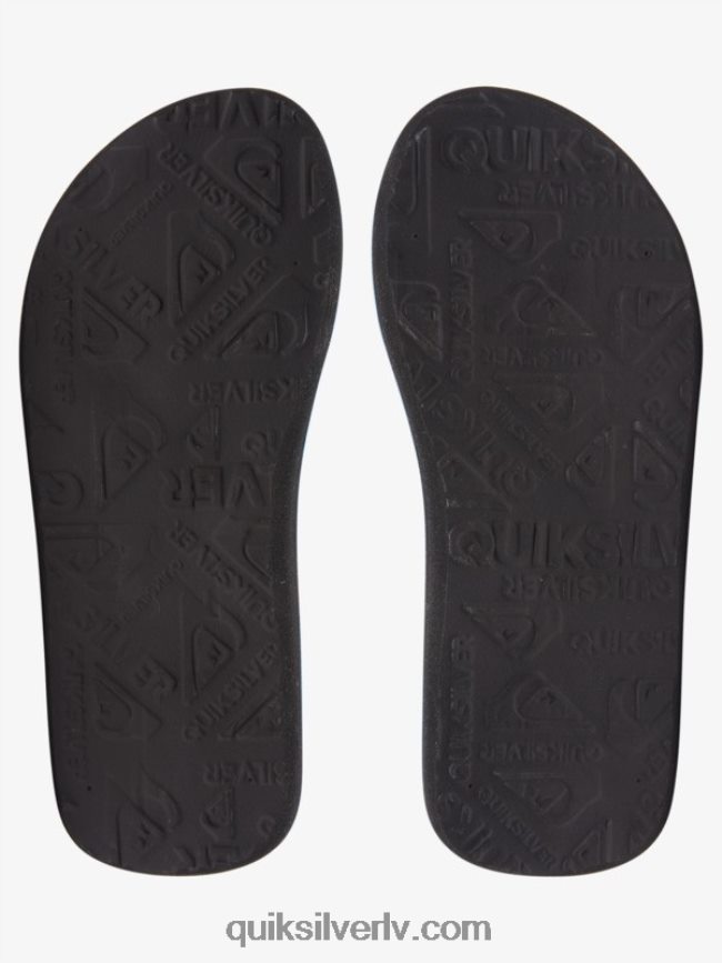 zēni Quiksilver 8-16 molokai layback jauniešu pamata sandales zils/dzeltens 88064R2252
