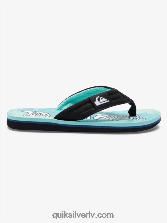 zēni Quiksilver 8-16 molokai layback sandales zaļš/zils/dzeltens 88064R1994