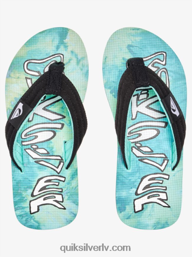 zēni Quiksilver 8-16 molokai layback sandales zaļš/zils/dzeltens 88064R1994