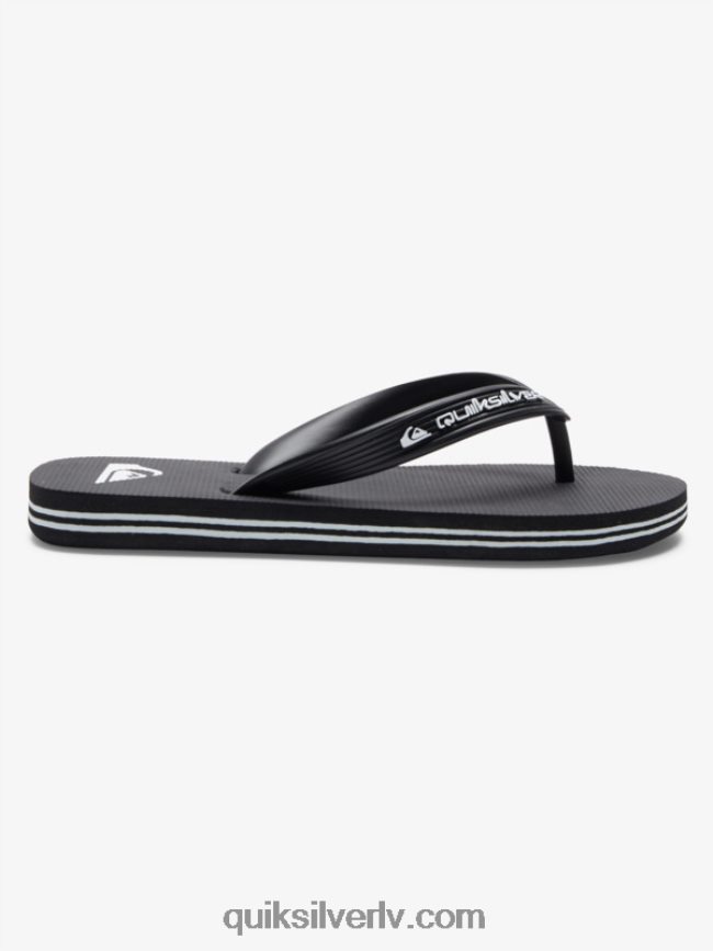 zēni Quiksilver 8-16 molokai serdes flip-flops melns 88064R2168
