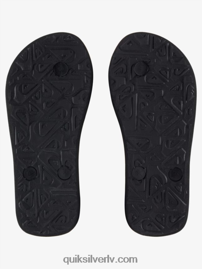 zēni Quiksilver 8-16 molokai serdes flip-flops melns 88064R2168