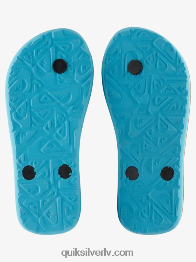 zēni Quiksilver 8-16 molokai serdes flip-flops melns 88064R2169
