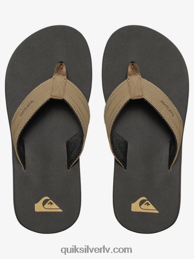zēni Quiksilver 8-16 pērtiķu atslēgas sandales iedegums - ciets 88064R2284
