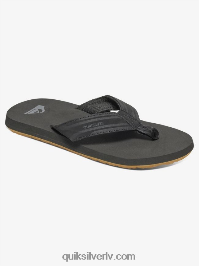 zēni Quiksilver 8-16 pērtiķu atslēgas sandales melns/brūns 88064R2285