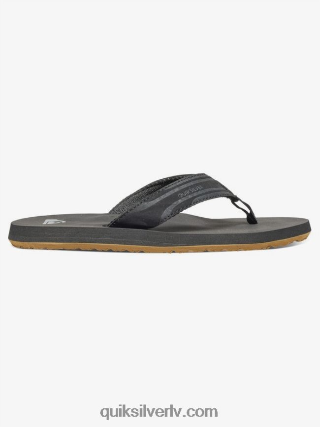 zēni Quiksilver 8-16 pērtiķu atslēgas sandales melns/brūns 88064R2285