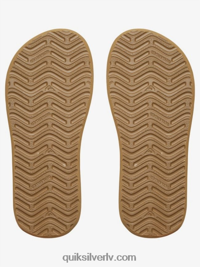 zēni Quiksilver 8-16 pērtiķu atslēgas sandales melns/brūns 88064R2285