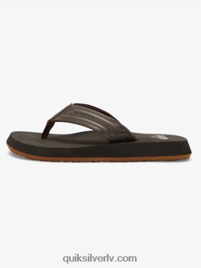 zēni Quiksilver 8-16 pērtiķu uzgriežņu atslēgas sandales brūns 1 88064R2183