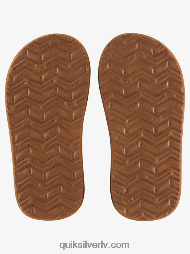 zēni Quiksilver 8-16 pērtiķu uzgriežņu atslēgas sandales brūns 1 88064R2183