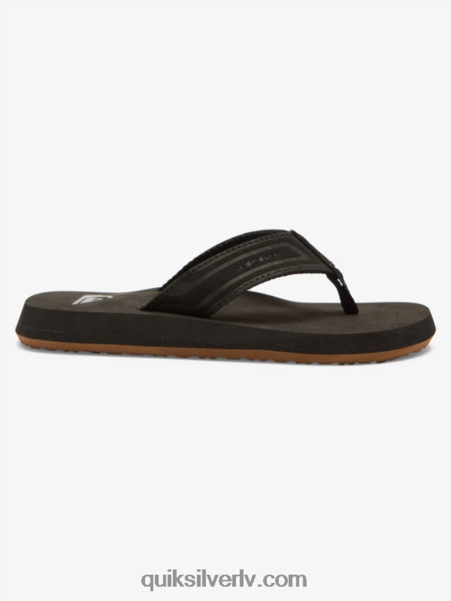 zēni Quiksilver 8-16 pērtiķu uzgriežņu atslēgas sandales melns 88064R2181