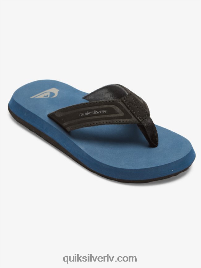 zēni Quiksilver 8-16 pērtiķu uzgriežņu atslēgas sandales zils 1 88064R2184